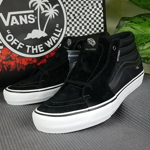 vans x antihero sk8-hi mid pro shoes